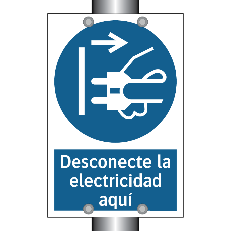 Desconecte la electricidad aquí