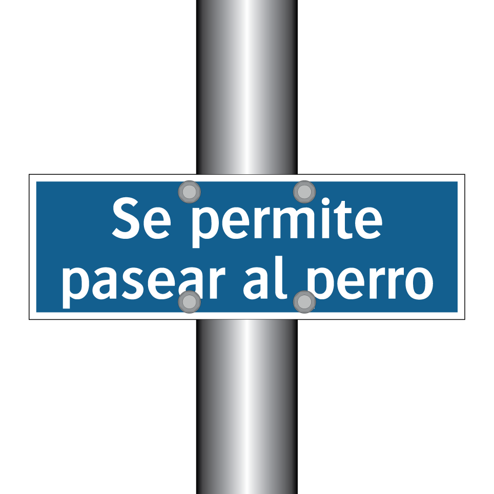 Se permite pasear al perro
