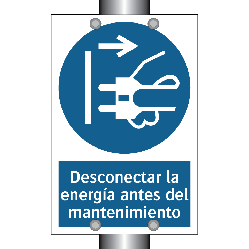 Desconectar la energía antes del mantenimiento