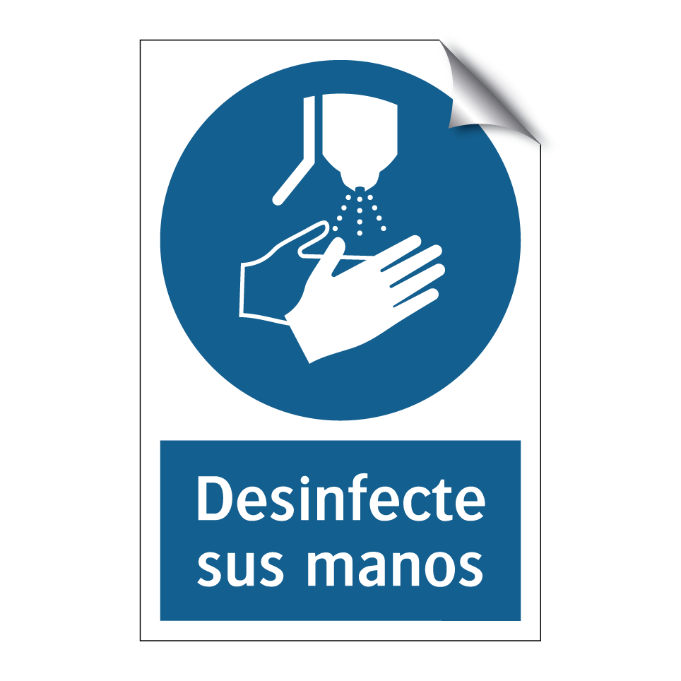 Desinfecte sus manos