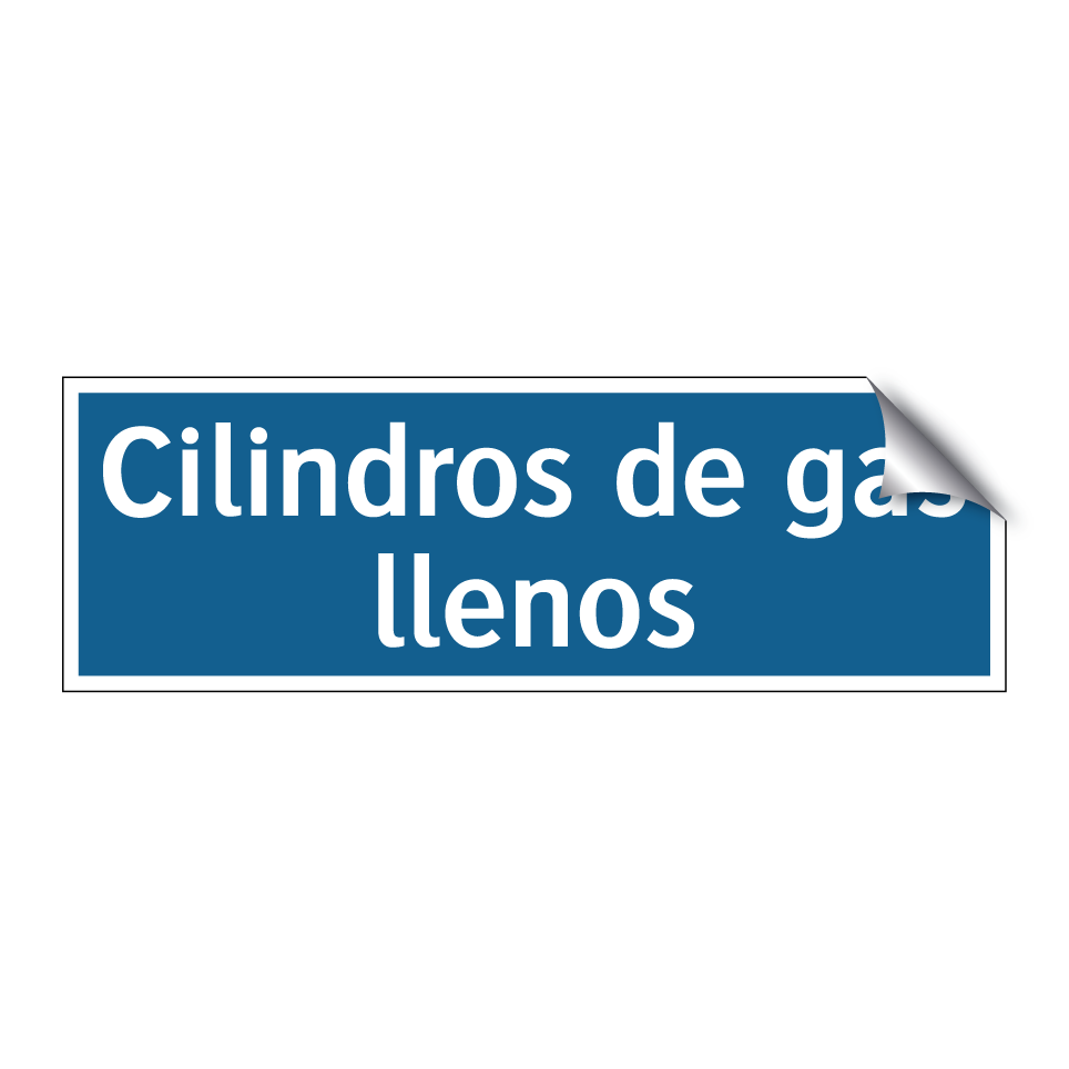 Cilindros de gas llenos