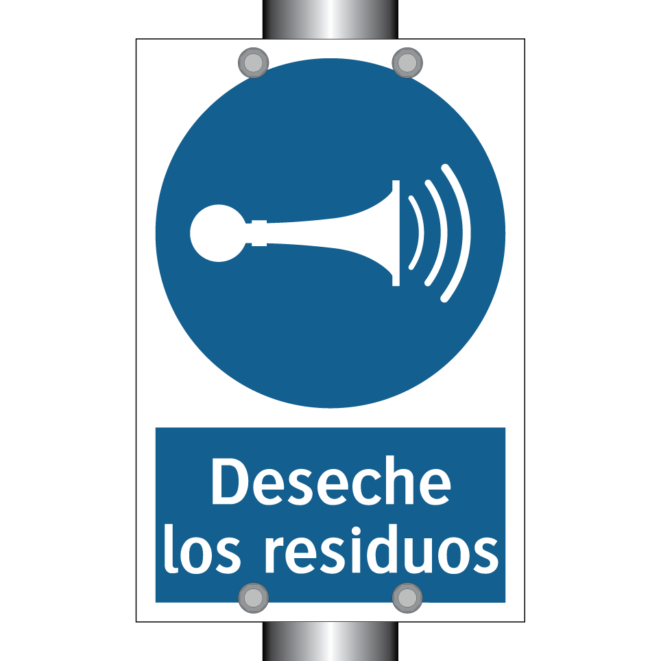 Deseche los residuos