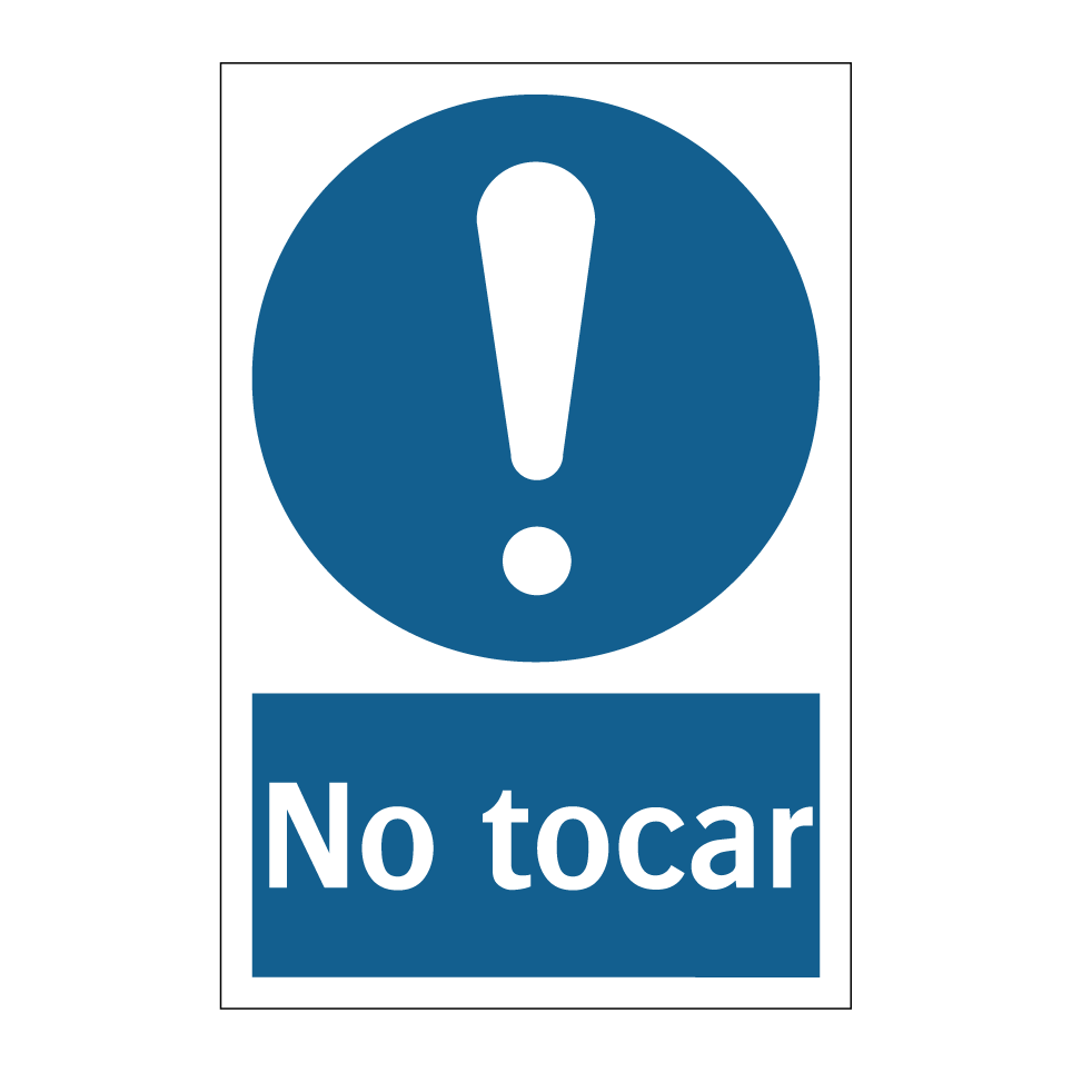 No tocar