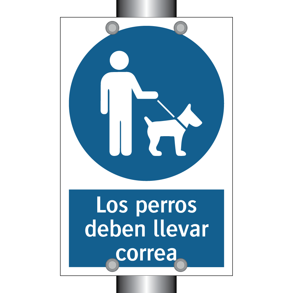 Los perros deben llevar correa