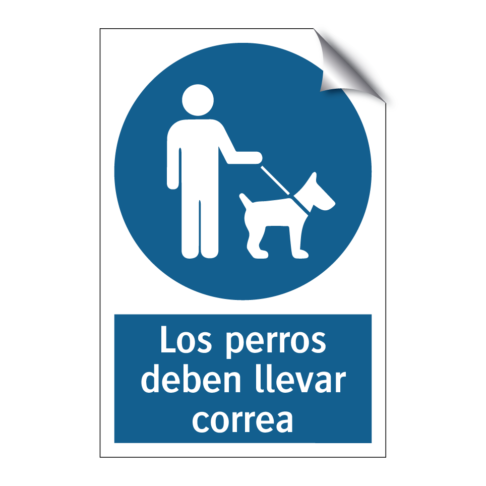 Los perros deben llevar correa
