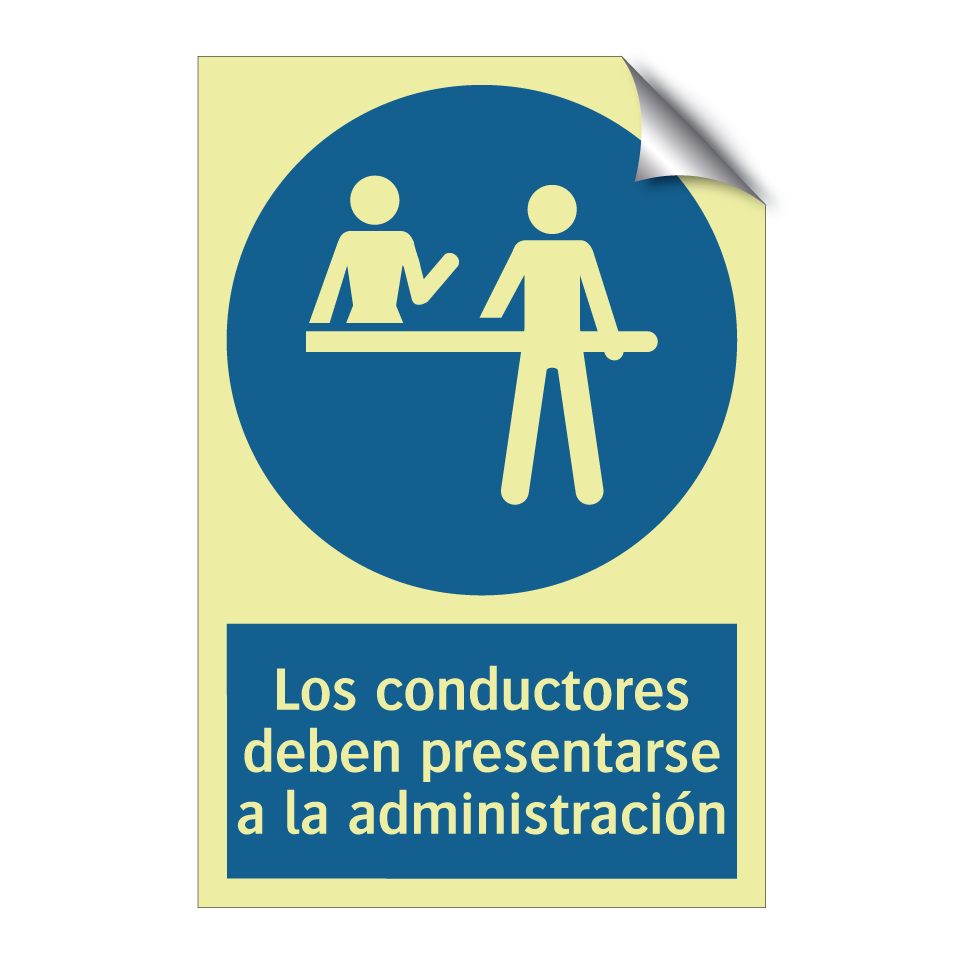 Los conductores deben presentarse a la administración