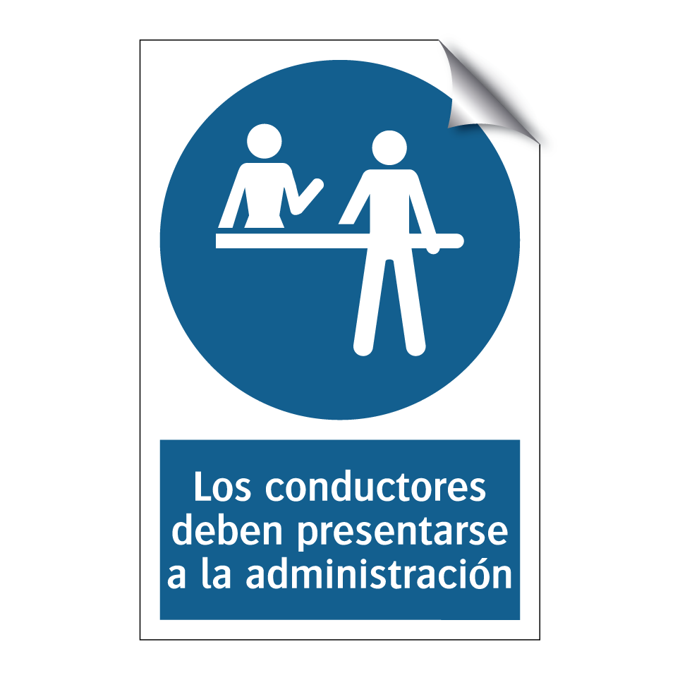 Los conductores deben presentarse a la administración