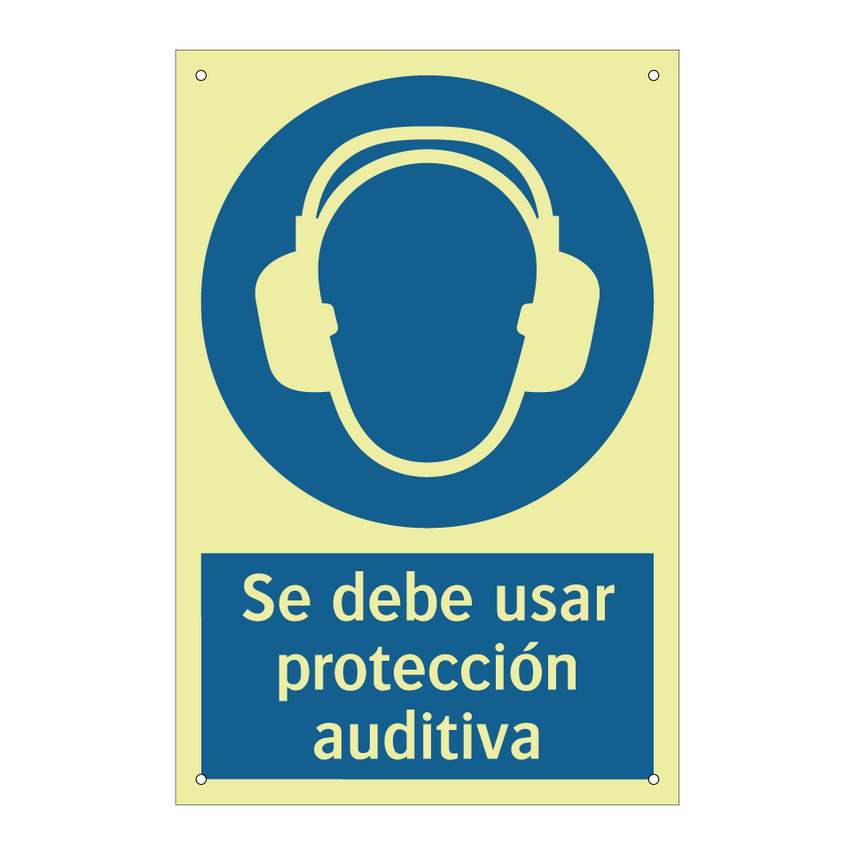 Se debe usar protección auditiva