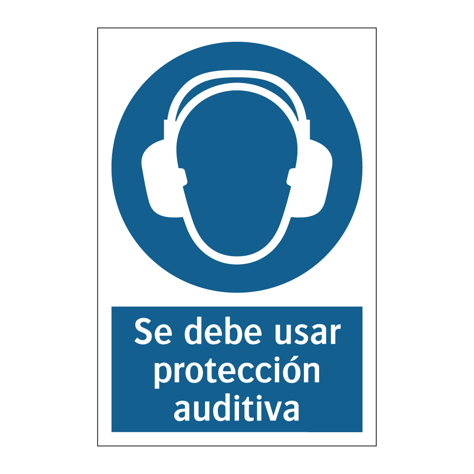 Se debe usar protección auditiva