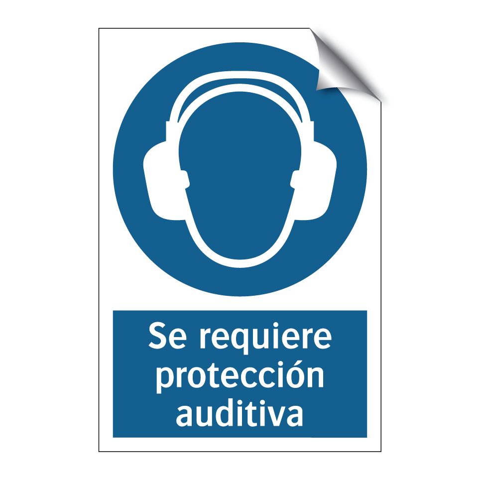 Se requiere protección auditiva