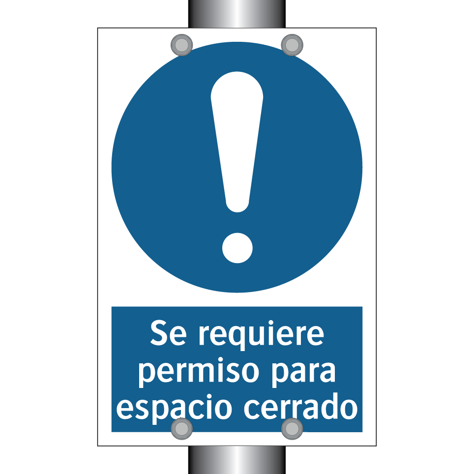 Se requiere permiso para espacio cerrado