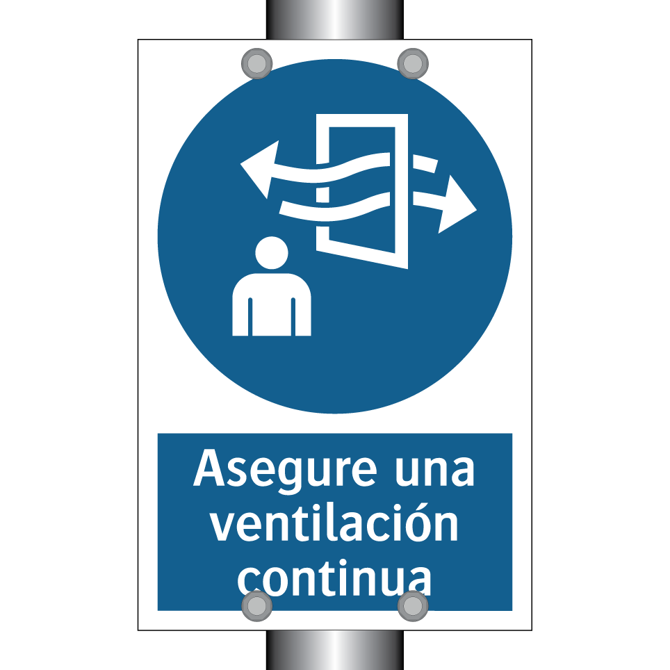 Asegure una ventilación continua