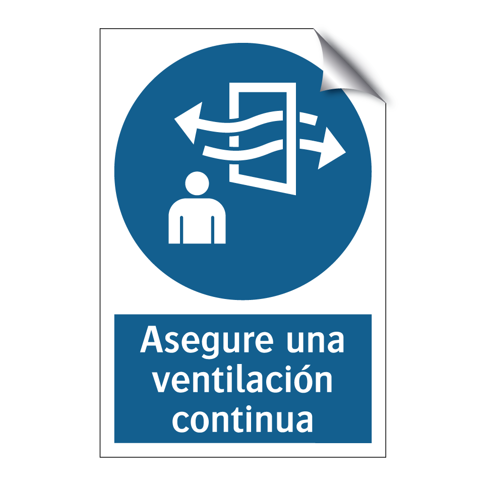 Asegure una ventilación continua