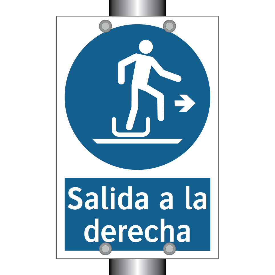 Salida a la derecha