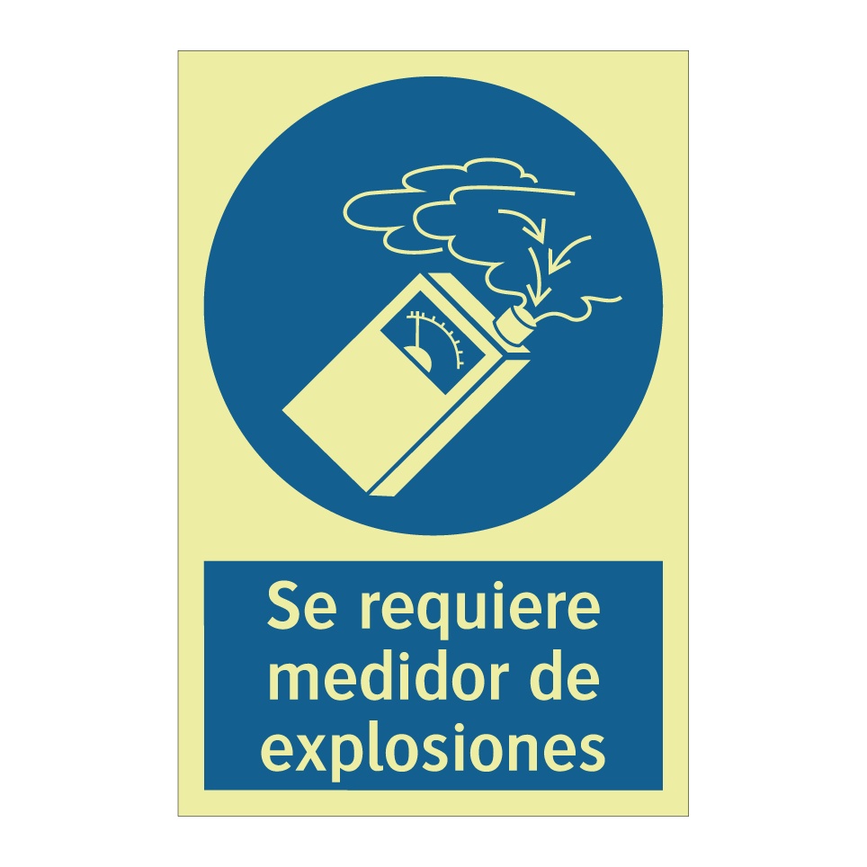Se requiere medidor de explosiones