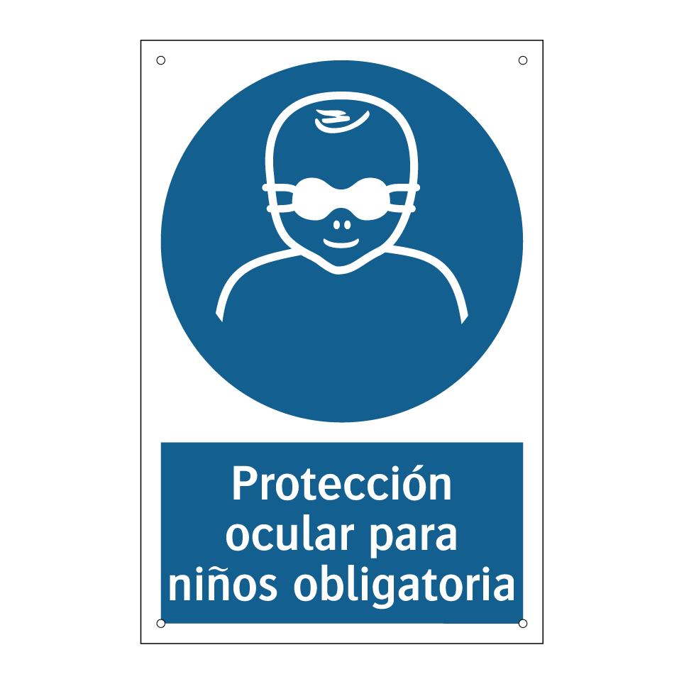 Protección ocular para niños obligatoria