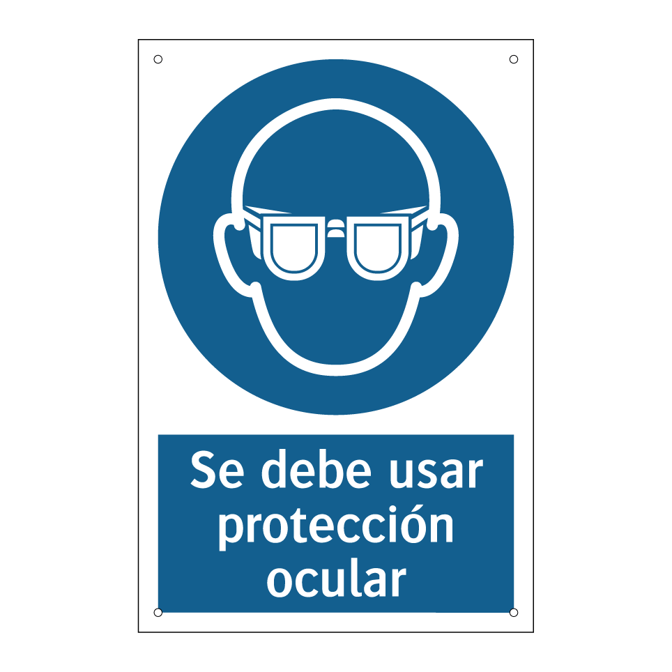 Se debe usar protección ocular