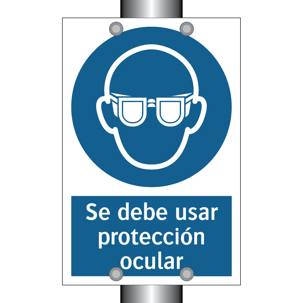 Se debe usar protección ocular
