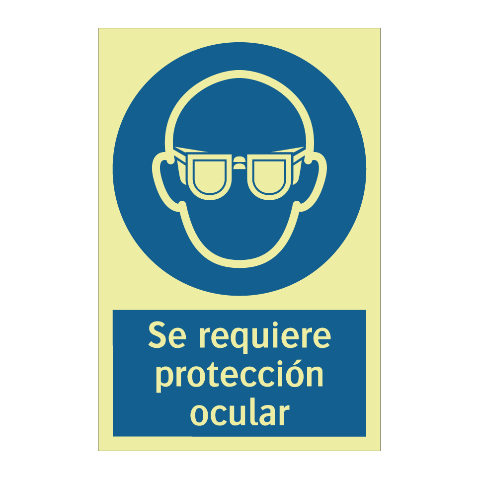 Se requiere protección ocular