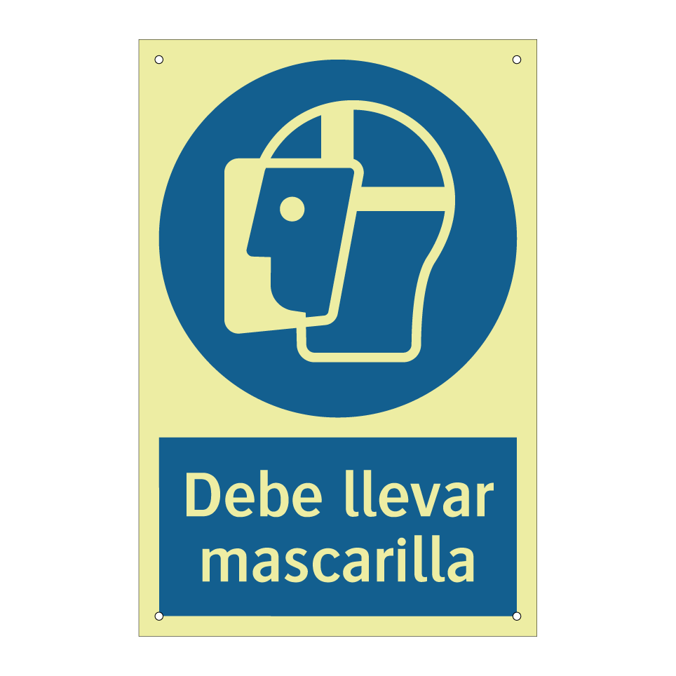 Debe llevar mascarilla