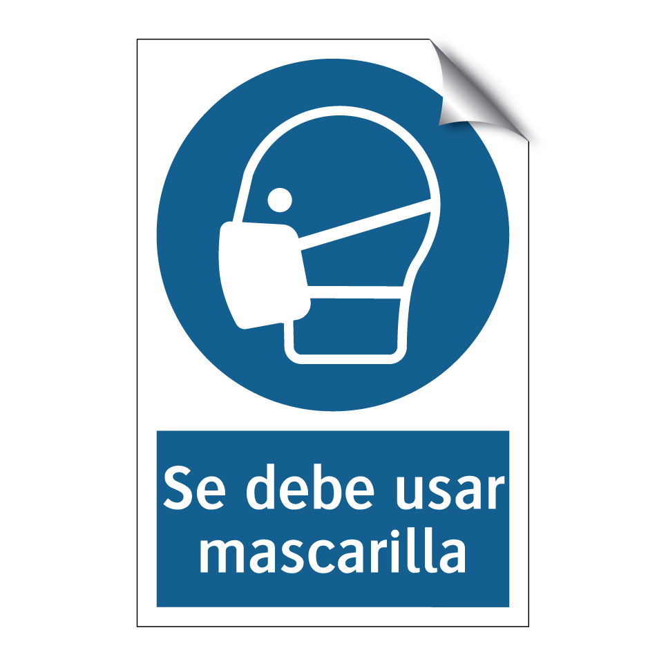 Se debe usar mascarilla