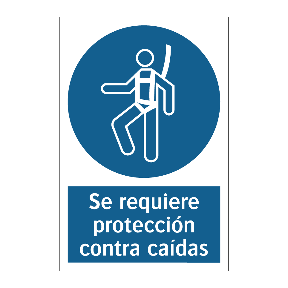 Se requiere protección contra caídas