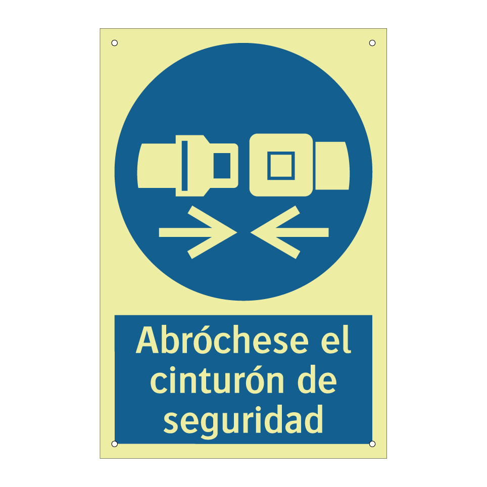 Abróchese el cinturón de seguridad