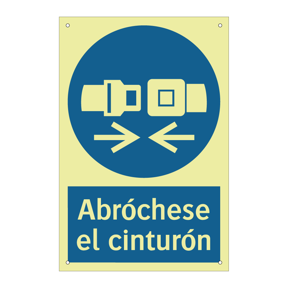 Abróchese el cinturón