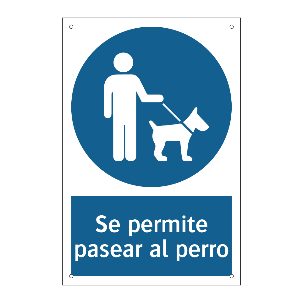 Se permite pasear al perro