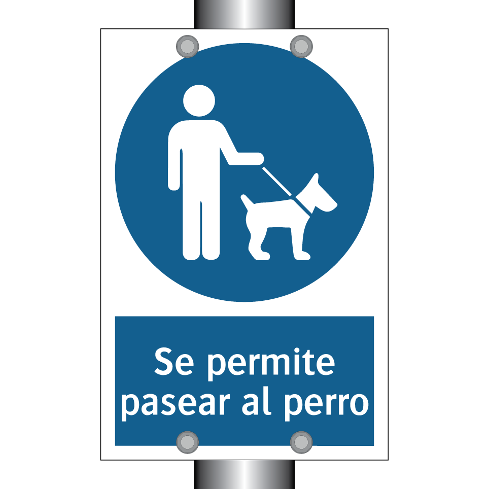 Se permite pasear al perro