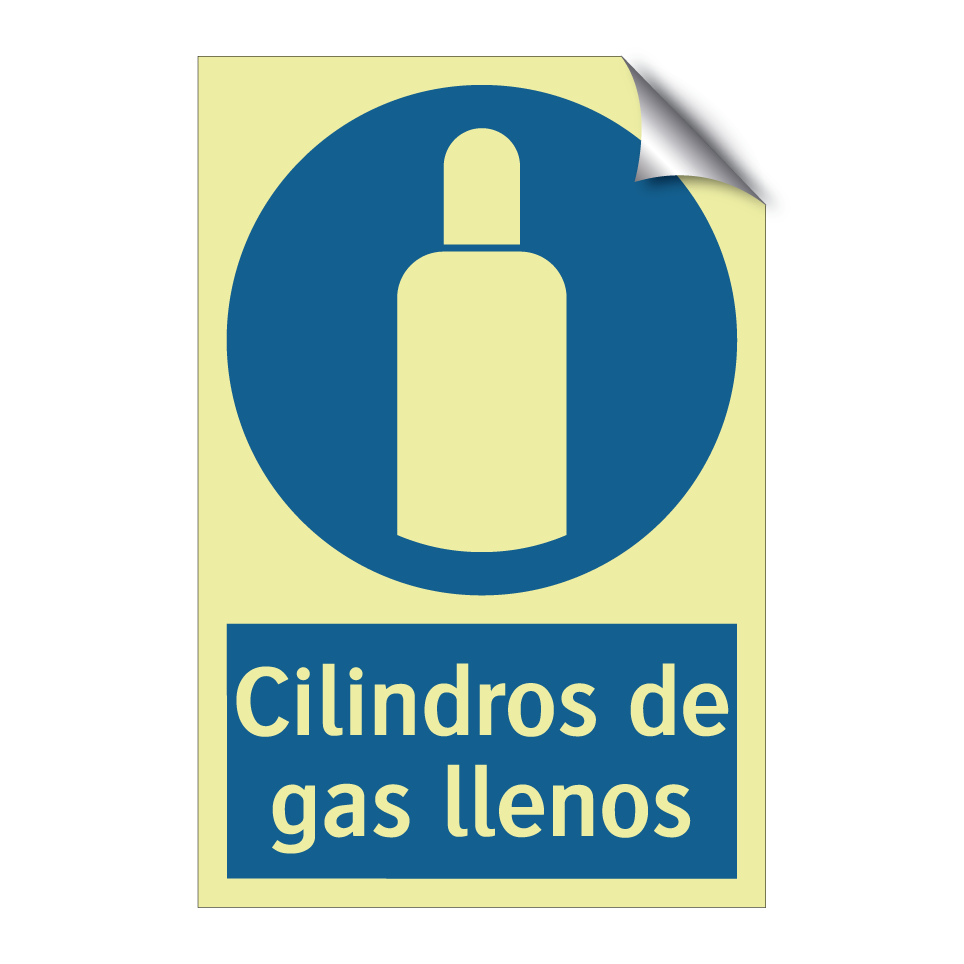 Cilindros de gas llenos