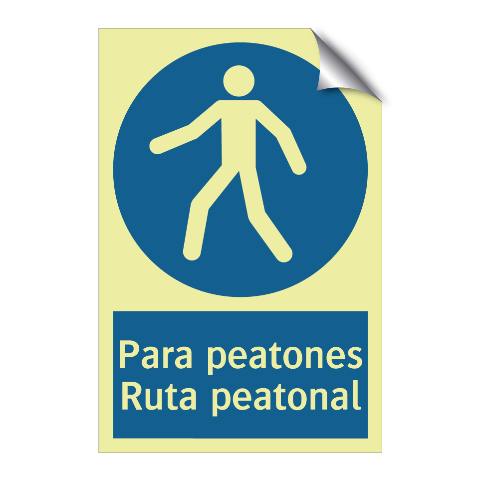 Para peatones Ruta peatonal