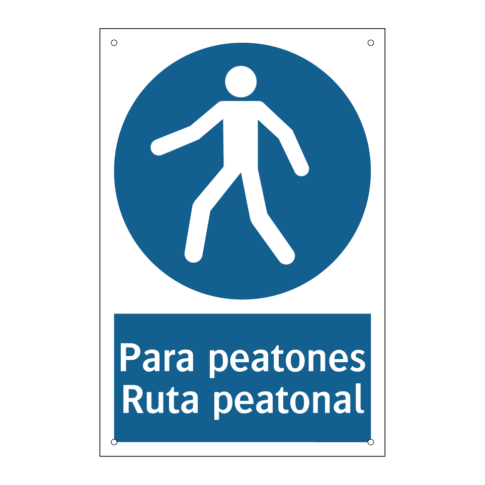 Para peatones Ruta peatonal