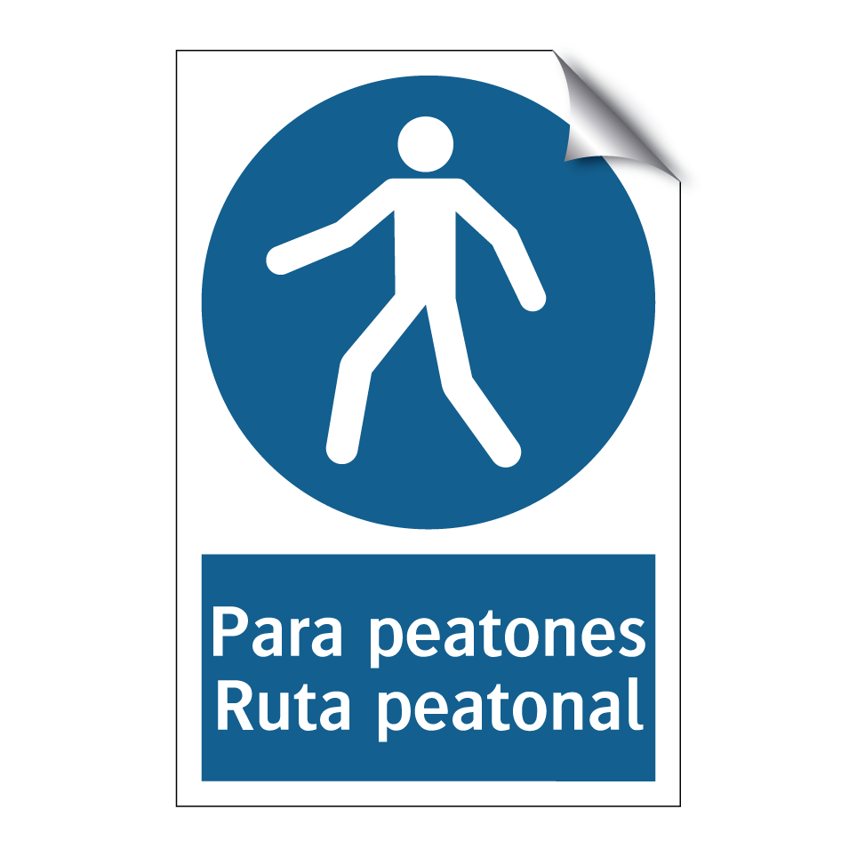 Para peatones Ruta peatonal