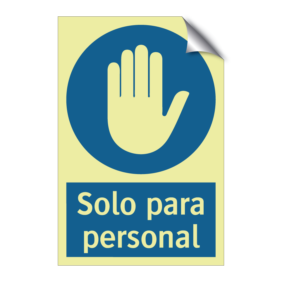 Solo para personal