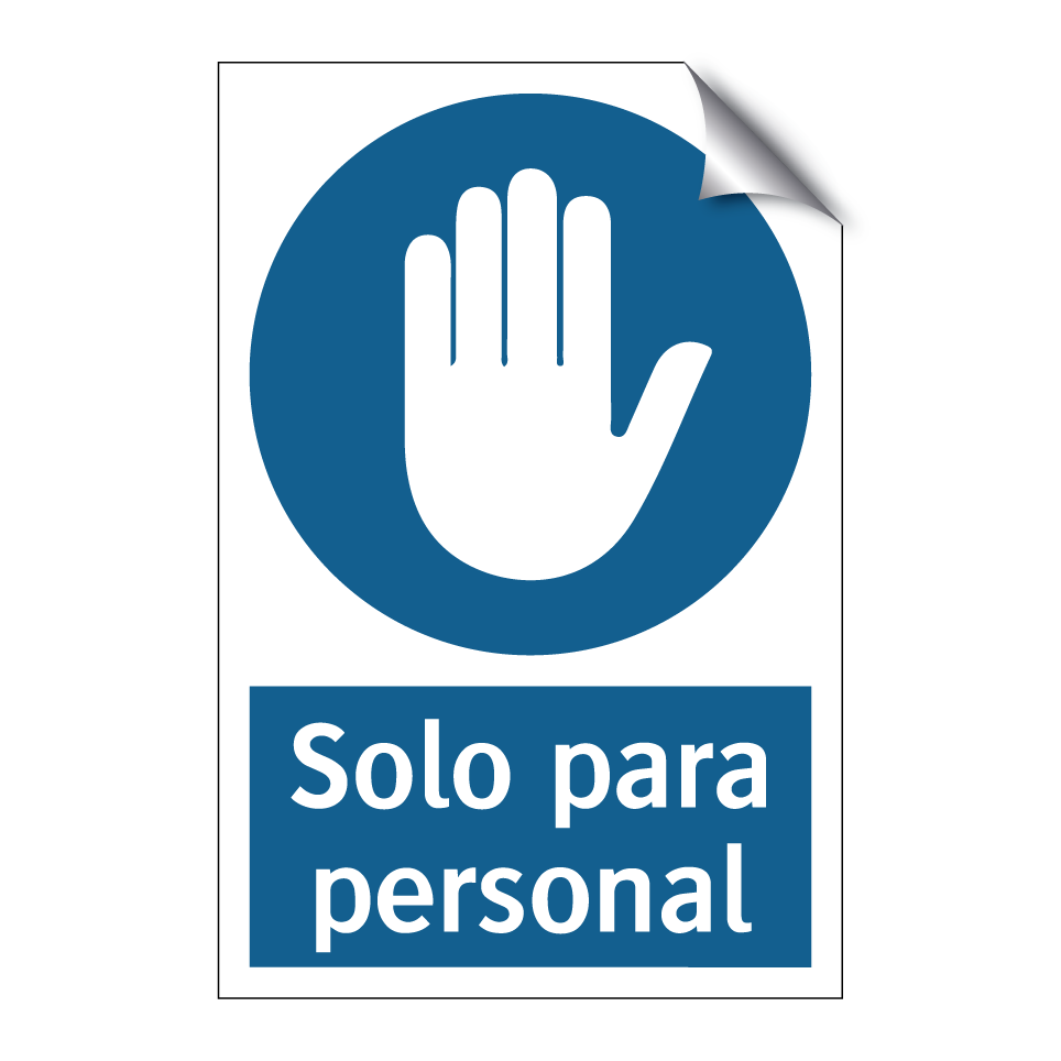 Solo para personal