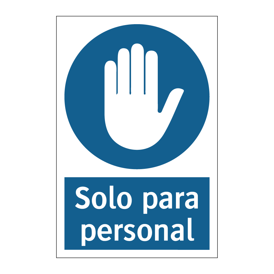Solo para personal