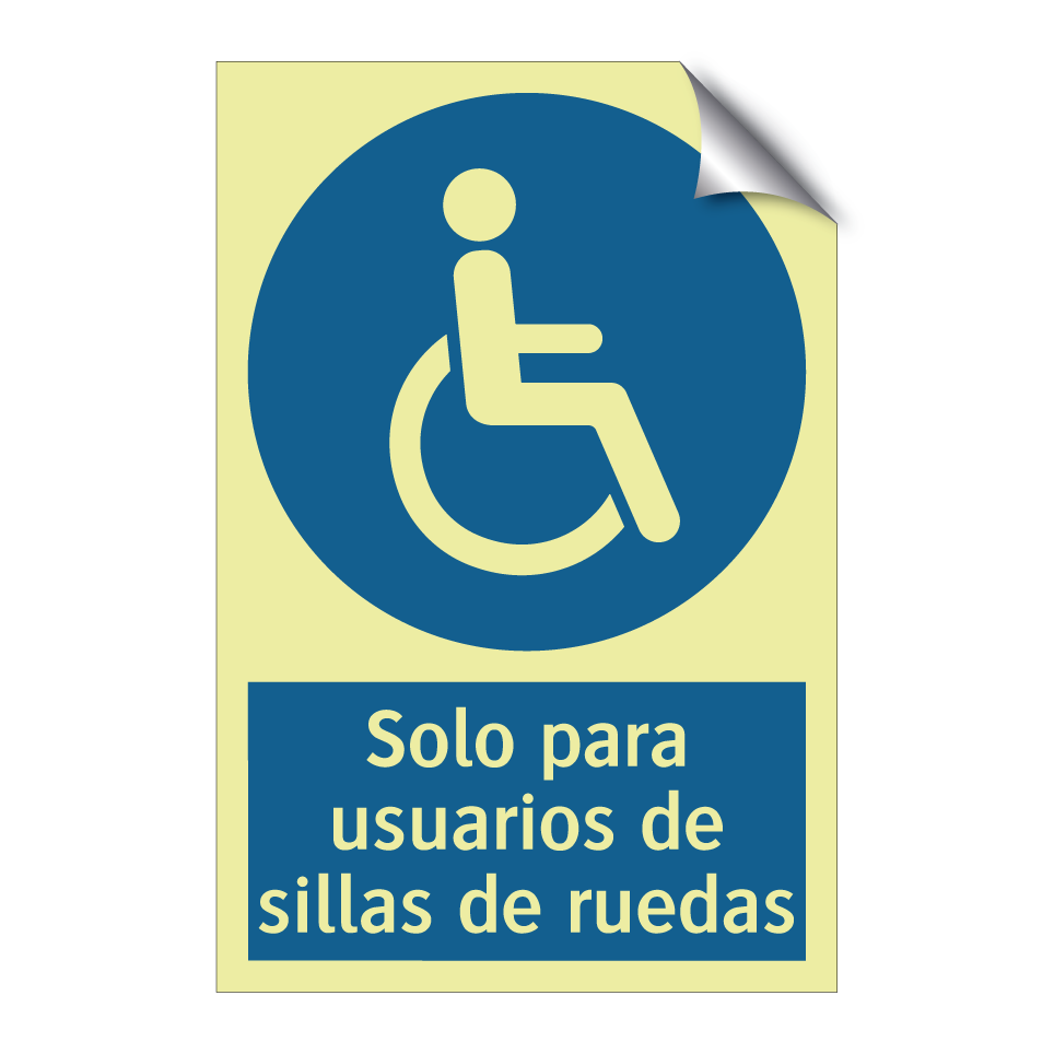 Solo para usuarios de sillas de ruedas