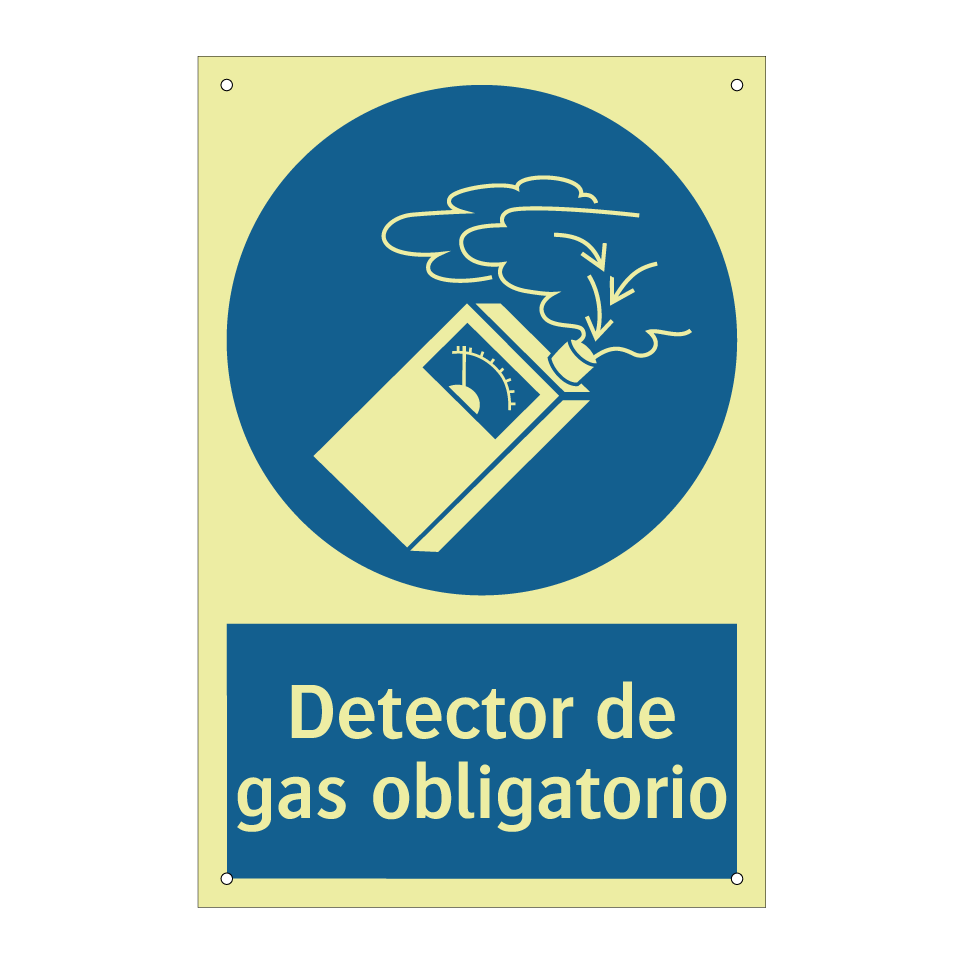 Detector de gas obligatorio