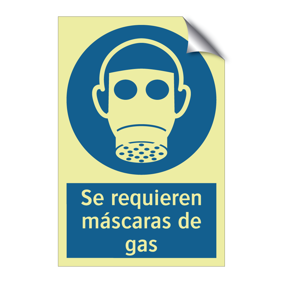 Se requieren máscaras de gas