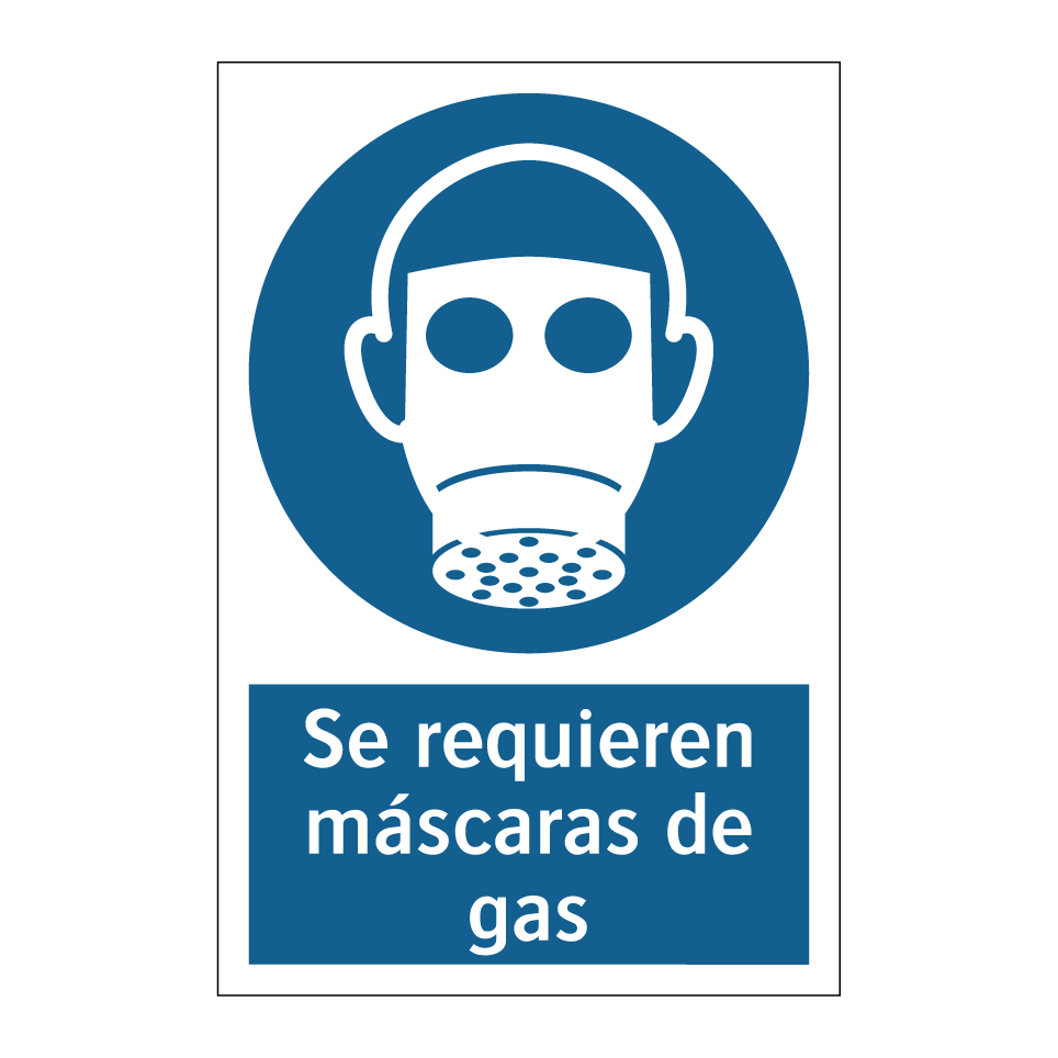 Se requieren máscaras de gas
