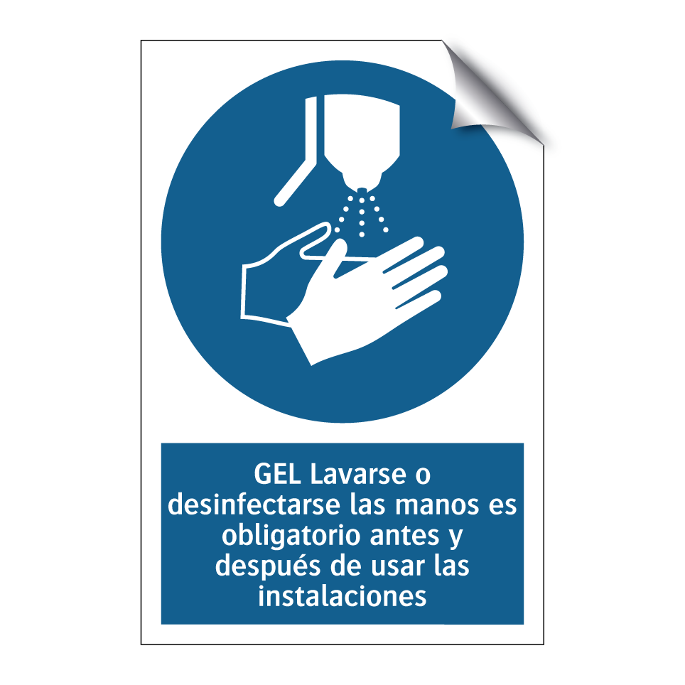 GEL Lavarse o desinfectarse las manos es obligatorio antes y después de usar las instalaciones
