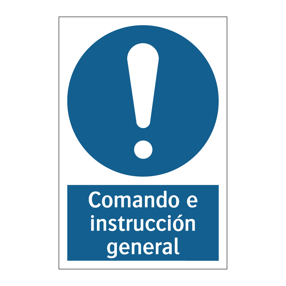 Comando e instrucción general