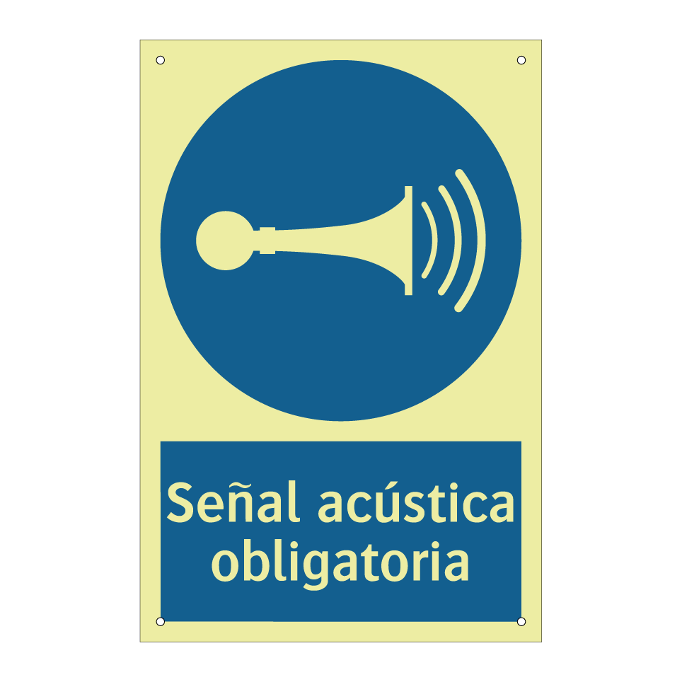Señal acústica obligatoria