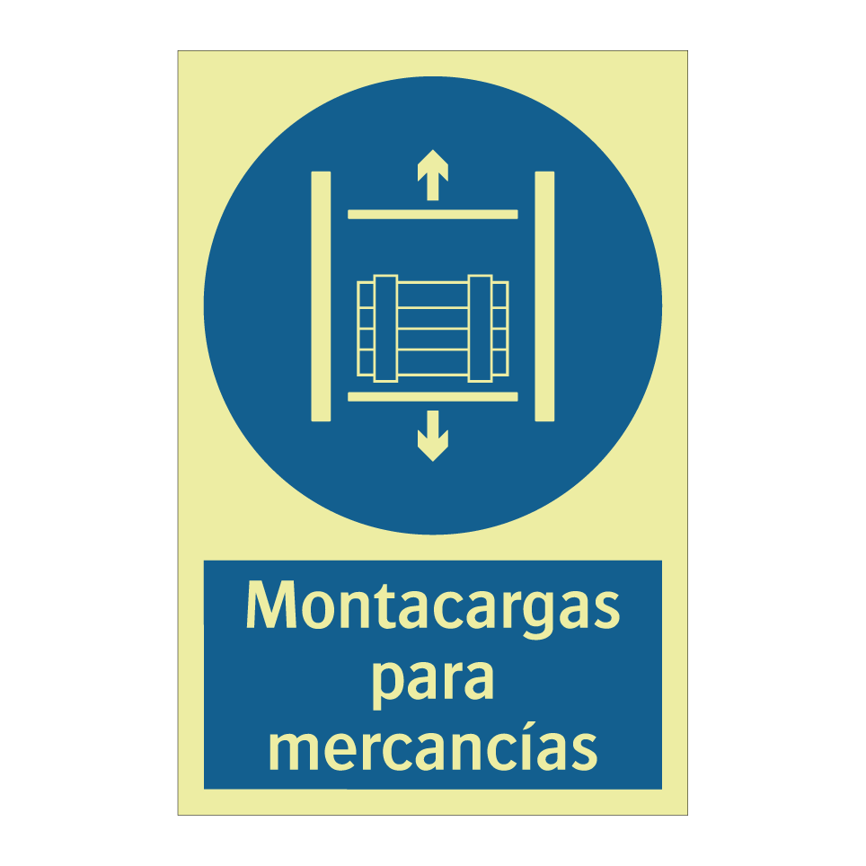 Montacargas para mercancías