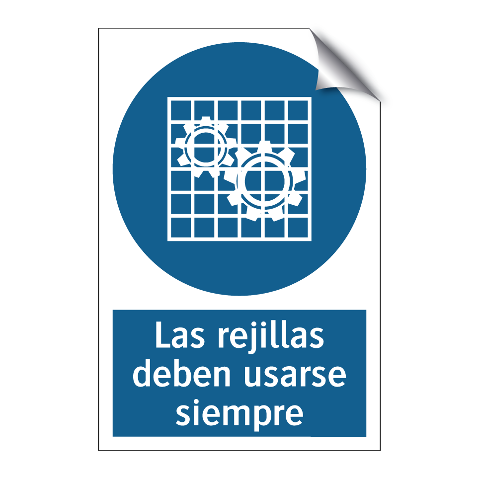 Las rejillas deben usarse siempre