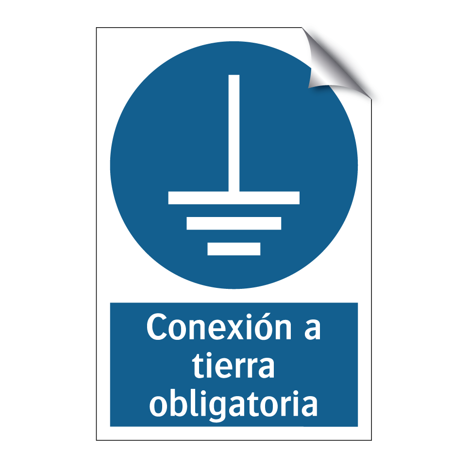 Conexión a tierra obligatoria