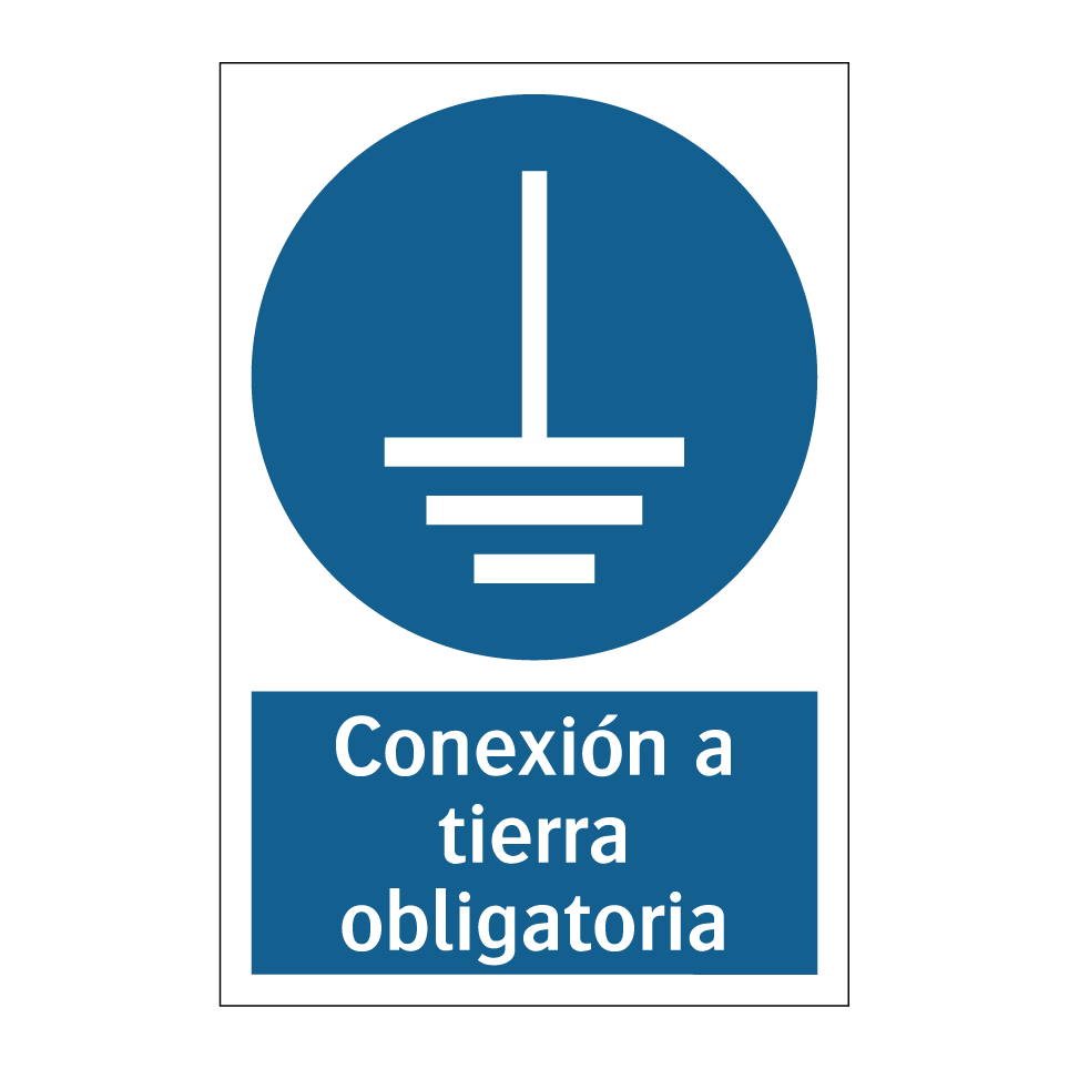 Conexión a tierra obligatoria
