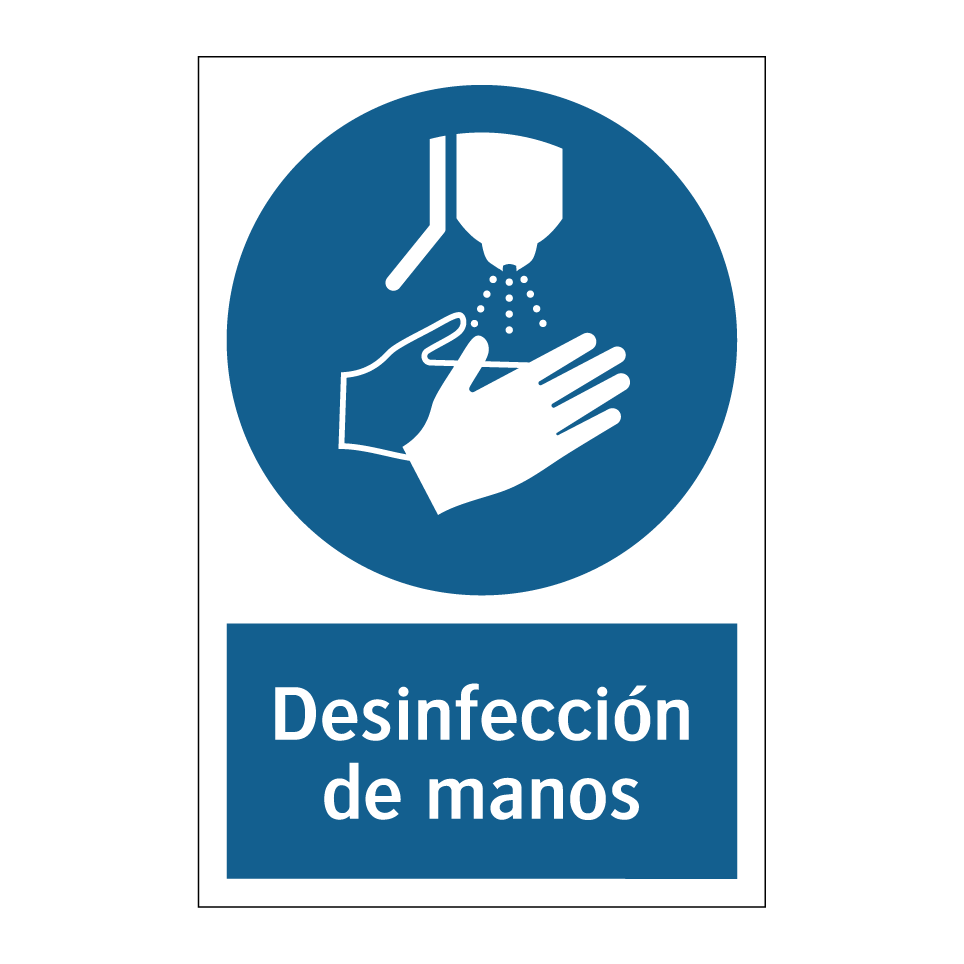 Desinfección de manos