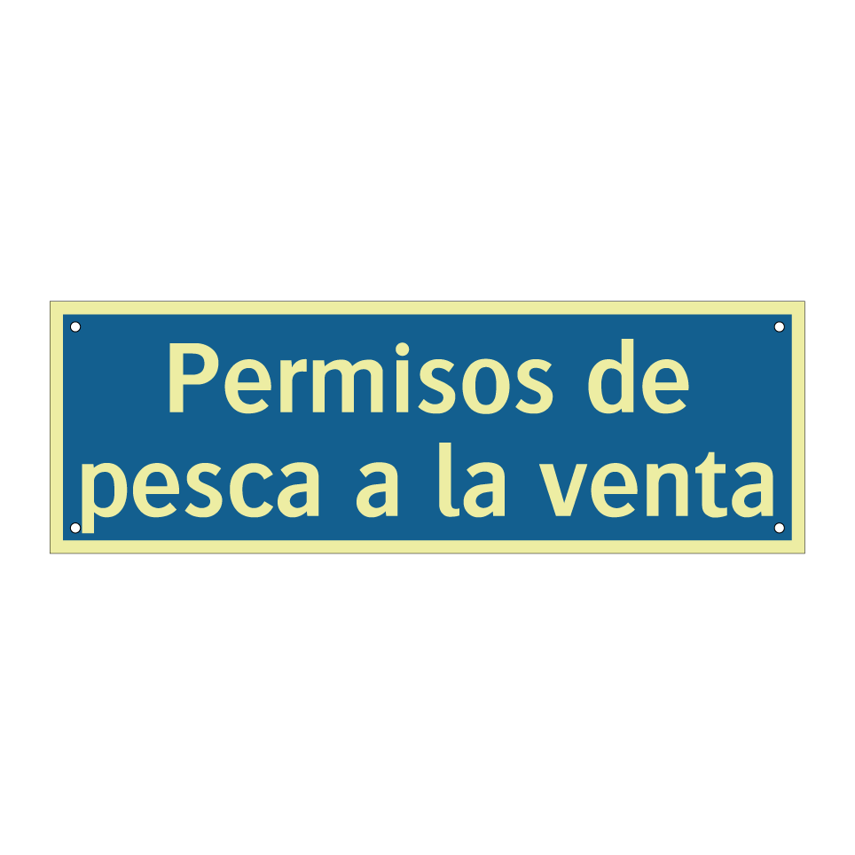Permisos de pesca a la venta